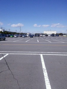 グリスタの駐車場