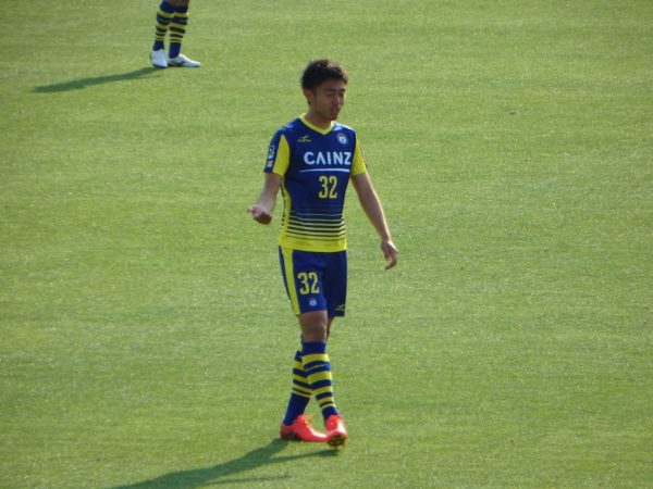 2016年Ｊ２第１３節・横浜FC戦。初スタメン、ザスパクサツ群馬の中村駿